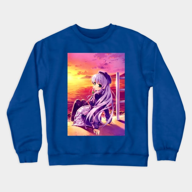 Japanese anime Crewneck Sweatshirt by North West